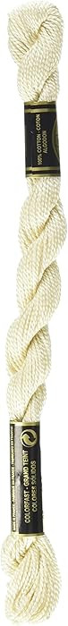 DMC 115 5-712 Pearl Cotton Thread, Cream, Size 5 | Amazon (US)