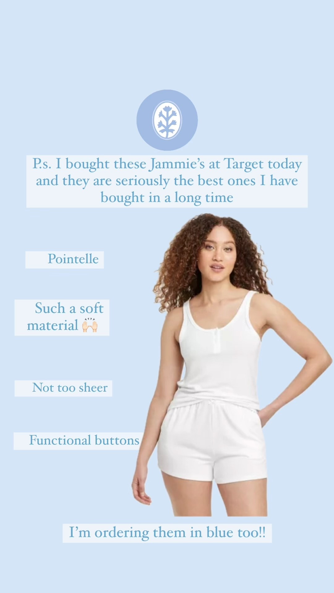 I’m obsessed with these new pajamas from Target!! They feel very Lake pajama like, super soft and not too sheer. Plus I love everything pointelle right now!! 😍 Also linked the blue and white stripe t-shirt dress I bought (feels like butter!) and a few others too!

#LTKFindsUnder50 #LTKStyleTip #LTKWatchNow