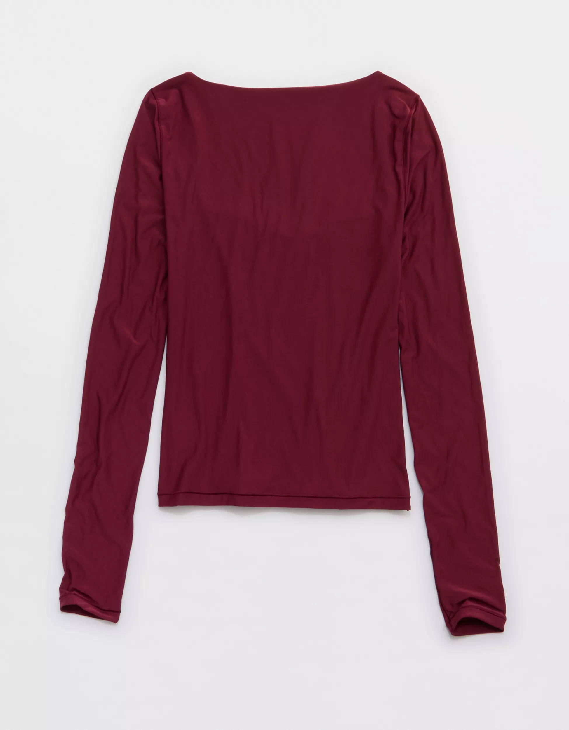 SMOOTHEZ Square Neck Long Sleeve T-Shirt | Aerie
