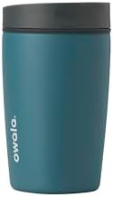 Owala SmoothSip Slider Insulated Stainless Steel Coffee Tumbler, Reusable Iced Coffee Cup, Hot Co... | Amazon (US)