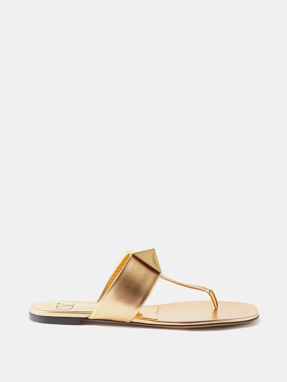 One Stud leather sandals | Valentino Garavani | Matches (US)