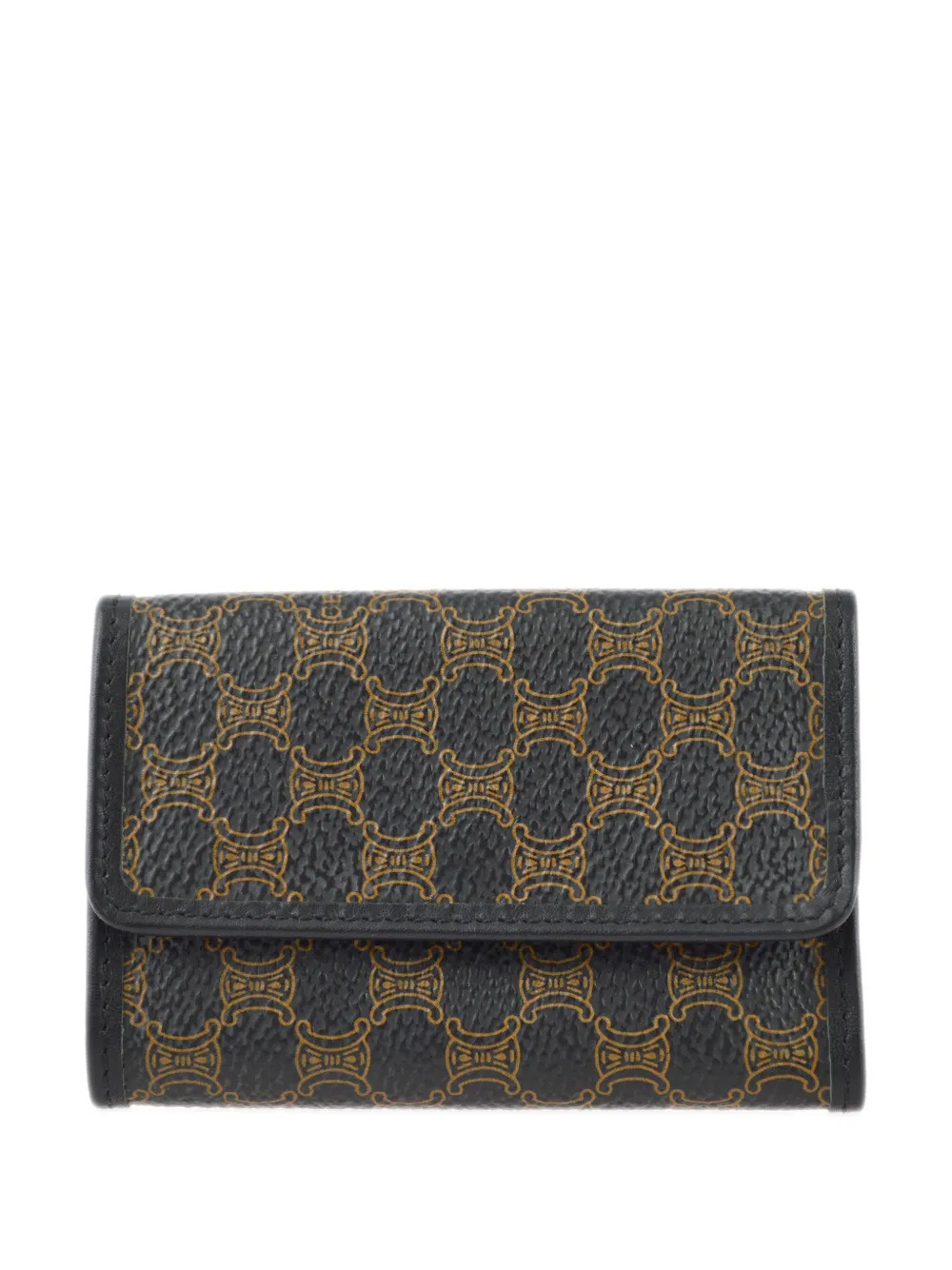 Celine Pre-Owned 1990-2000s Macadam canvas six-hook key case - Black | Farfetch Global
