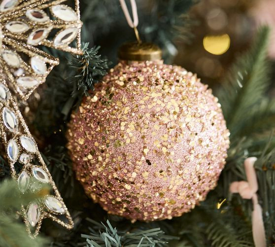 LoveShackFancy Pink Ornaments - Set of 4 | Pottery Barn (US)