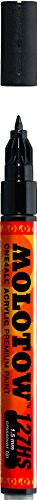 MOLOTOW ONE4ALL Acrylic Paint Marker, 1.5mm, Signal Black, 1 Each (127.412) | Amazon (US)