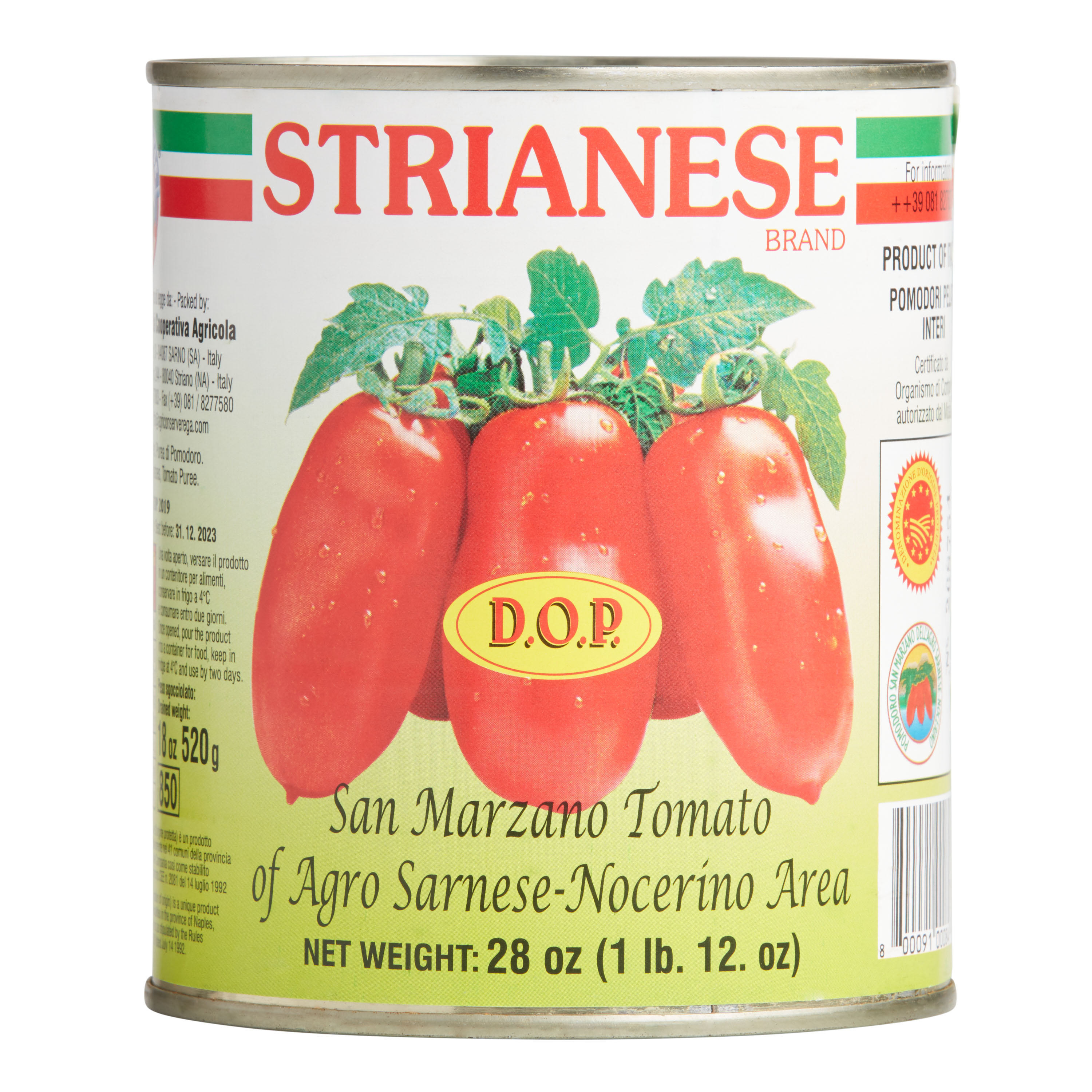 Strianese San Marzano Whole Stewed Tomatoes | World Market