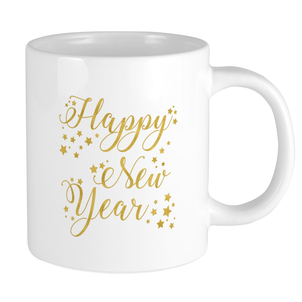 CafePress - Happy New Year - 20 oz Ceramic Mega Mug - Walmart.com | Walmart (US)