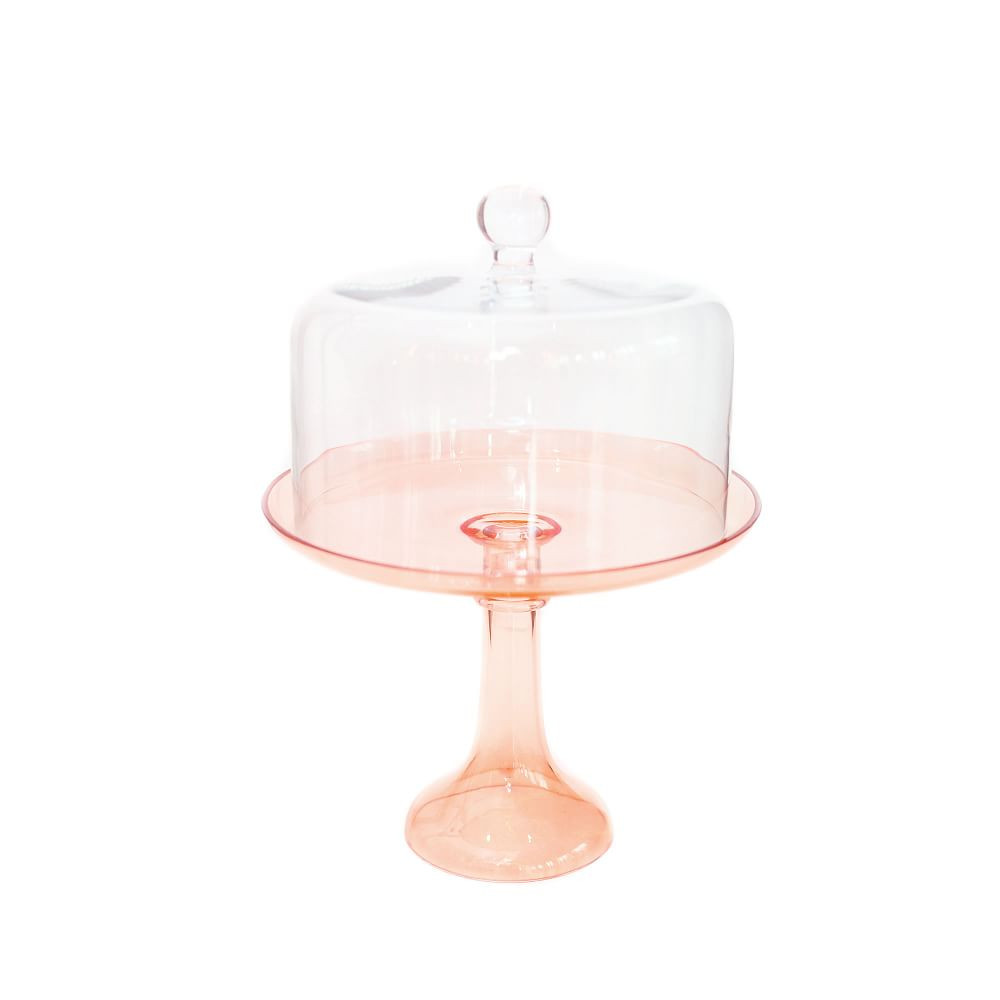 Estelle Colored Glass, Cake Dome | West Elm (US)