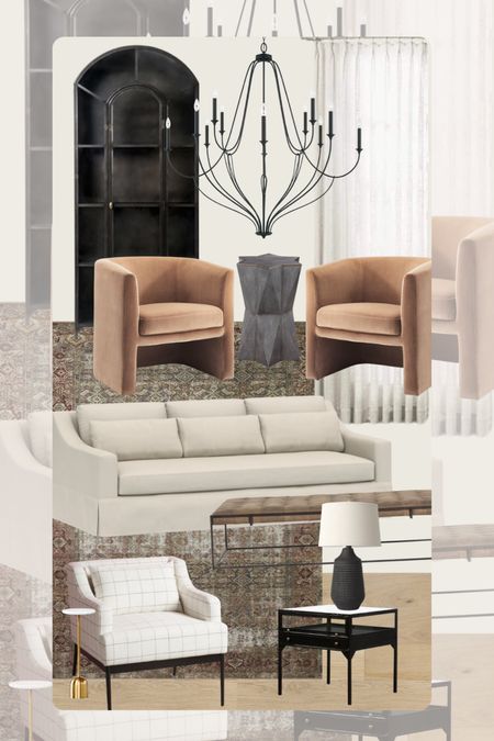 Living room links: Pottery Barn York Sofa, Studio McGee velvet chairs 

#LTKhome