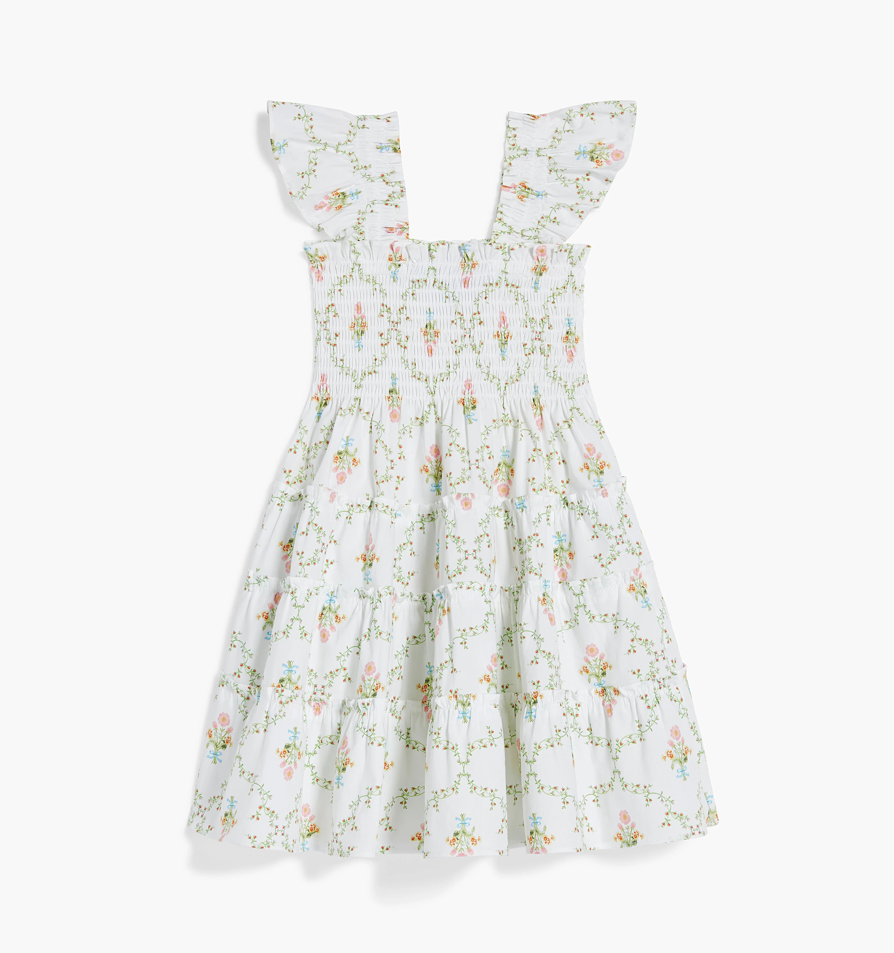 The Baby Ellie Nap Dress - Pastel Trellis | Hill House Home US
