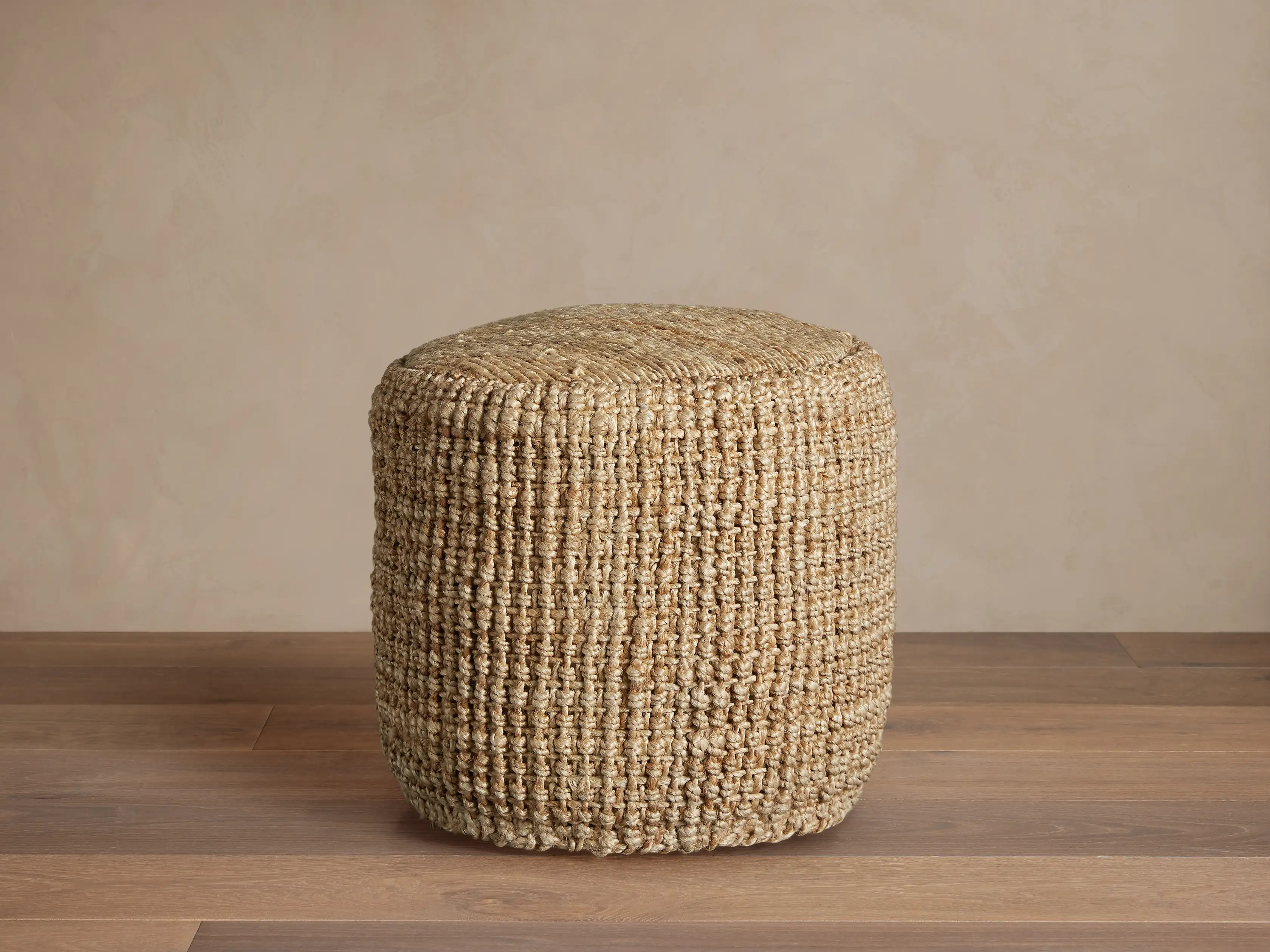 Laos Jute Pouf | Arhaus