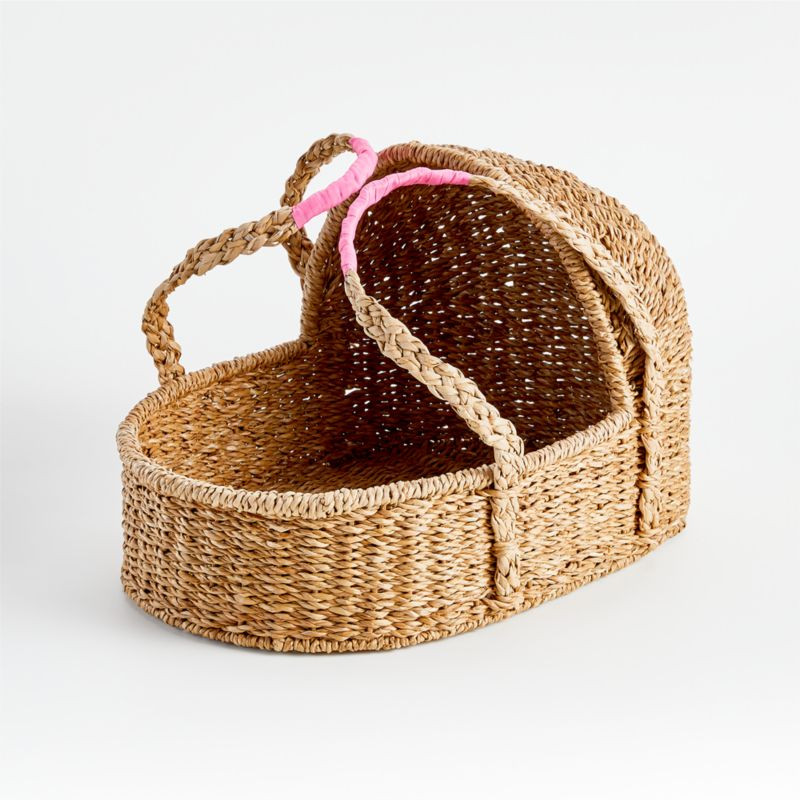 Doll Moses Basket + Reviews | Crate & Kids | Crate & Barrel