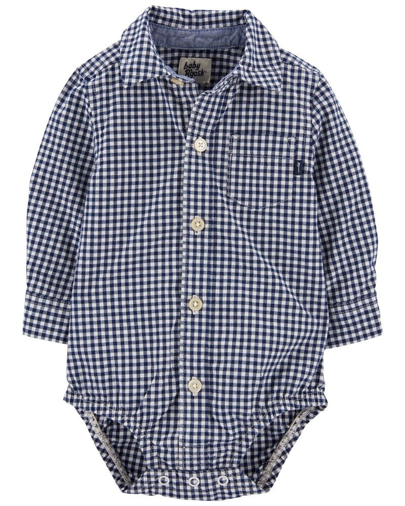 Gingham Plaid Bodysuit | OshKosh B'gosh