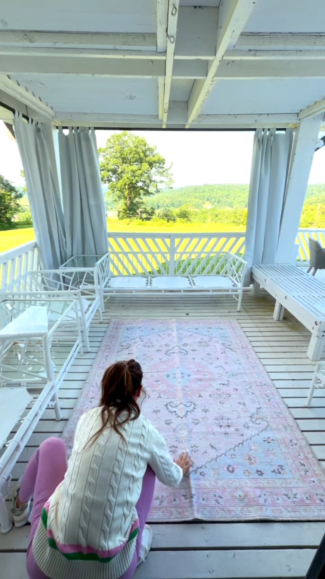 When it comes to decorating a room, I almost always start with the rug. It serves as the foundation for everything else and can completely change the look, feel, and function of a space.
Here are my 5 tips for selecting the perfect rug:
✨ 1. Start with the rug.
Whether I’m designing a living room, bedroom, porch, or even helping decorate a college dorm, the rug is usually my first purchase. It gives me direction for the entire space.
✨ 2. Let the rug set the mood.
A rug can make a room feel cozy, elegant, casual, collected, or whimsical. Decide how you want the space to feel before choosing your rug.
✨ 3. Colors and textures matter.
I personally gravitate toward warm, inviting spaces that still feel elevated and timeless. The right texture and color palette can instantly make a room feel more polished and intentional.
✨ 4. Don’t overlook indoor/outdoor rugs.
They have come such a long way! Many of them are beautiful, soft underfoot, and incredibly durable. Plus, they’re easy to clean. If it’s too large for the washing machine, grab the Oxiclean and power washer, ladies. 😉
✨ 5. Size matters.
This may be the biggest mistake I see. A rug that is too small can make an entire room feel disconnected. When in doubt, think larger. A properly sized rug anchors your furniture, maximizes your space, and makes the room feel finished.
I’m linking some of our favorite rugs from around our home if you’re currently decorating or refreshing a space. Happy shopping! 🤍
~xxAP

#LTKHome #LTKvlog #LTKdayinmylife