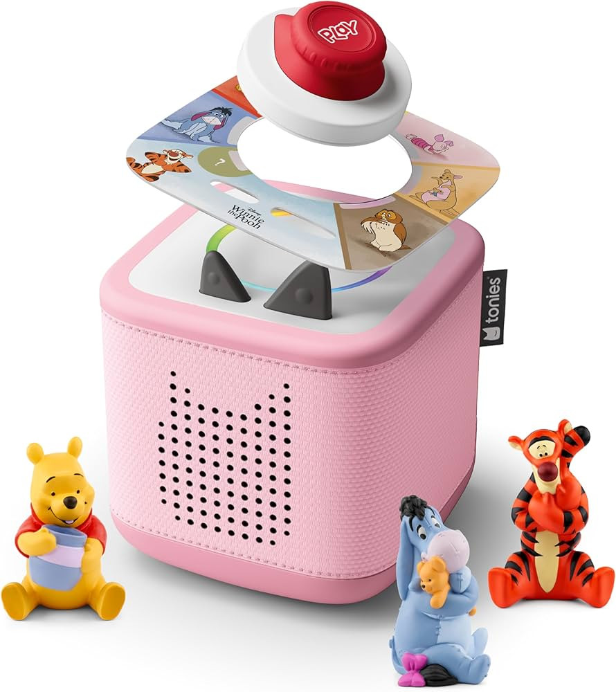Toniebox 2 Audio Player Bundle for Kids 3+ with Winnie The Pooh, Tigger, Eeyore Figurines and Ton... | Amazon (US)