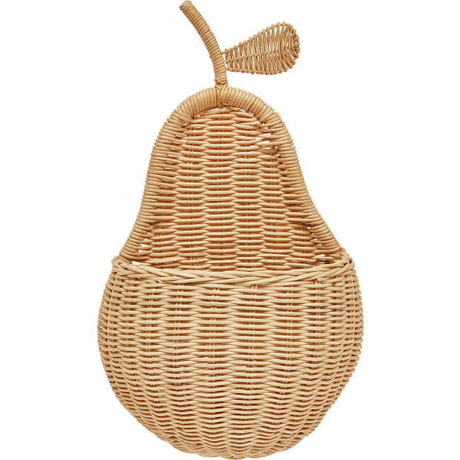 Pear Wall Basket, Nature | Maisonette
