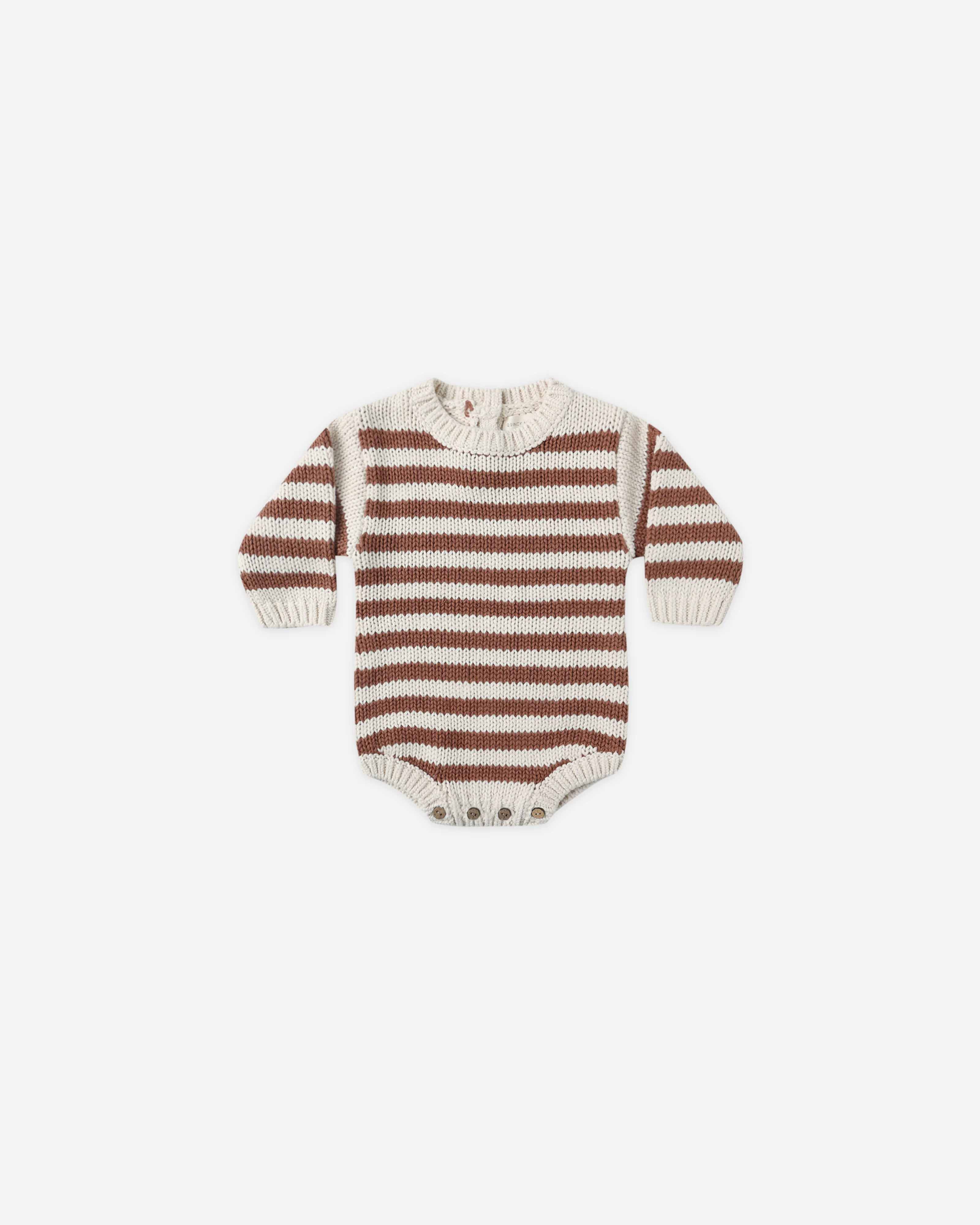 Rex Romper || Cedar Stripe | Rylee + Cru
