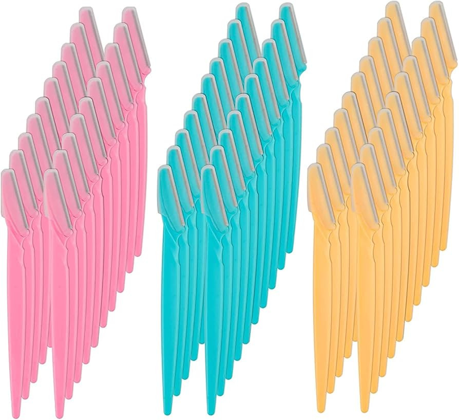 Eyebrow Razor 62 Pcs Multipurpose Exfoliating Dermaplaning Tool Trimming and Shaving Grooming for... | Amazon (US)