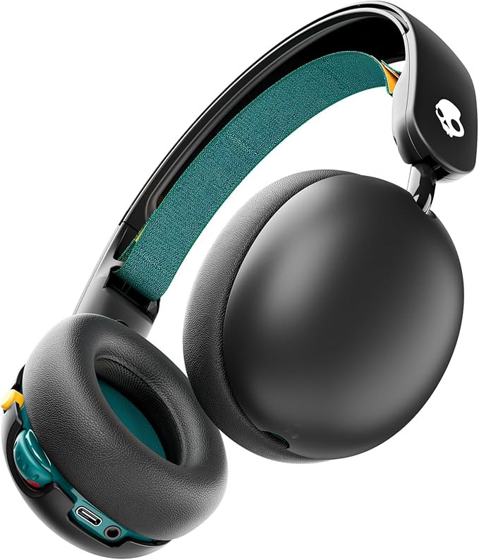 Skullcandy Grom Wireless Headphones, Volume-Limiting Audio, Comfortable Over-Ear Fit, Designed fo... | Amazon (US)