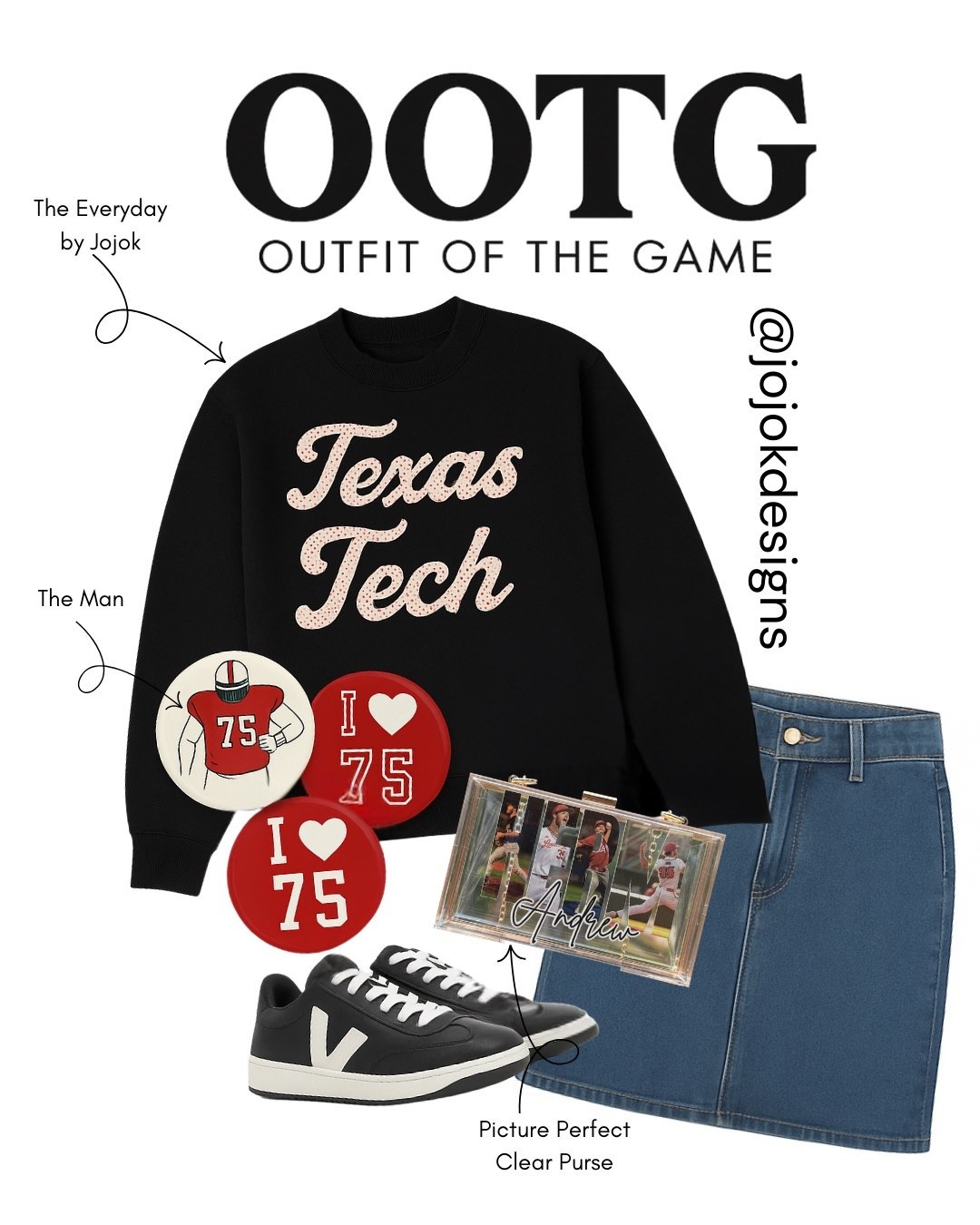 Ootg ! Gameday outfit inspo! @jojokdesigns on insta for custom items !!! 

#LTKSaleAlert #LTKStyleTip #LTKFindsUnder50