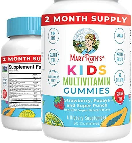 MaryRuth's Kids Multivitamin Gummies | Sugar Free | 2 Month Supply | Kid & Toddlers Age 2+ Daily ... | Amazon (US)