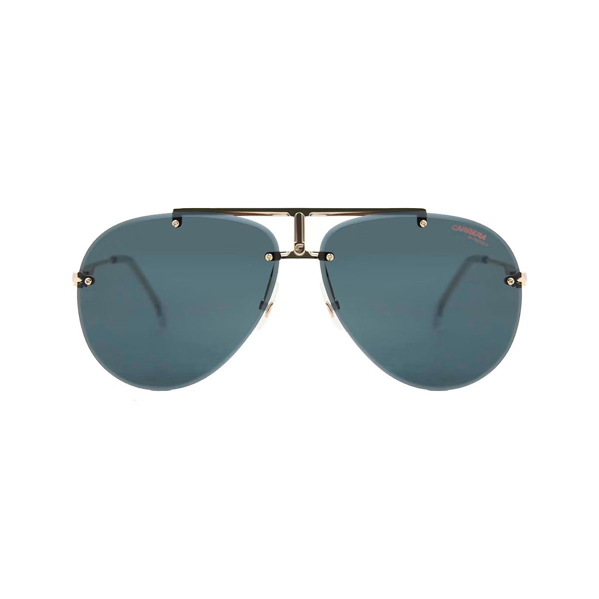 Carrera CA 1032/S J5G_QT Unisex Semi-Rimless Sunglasses Gold 62mm | Target