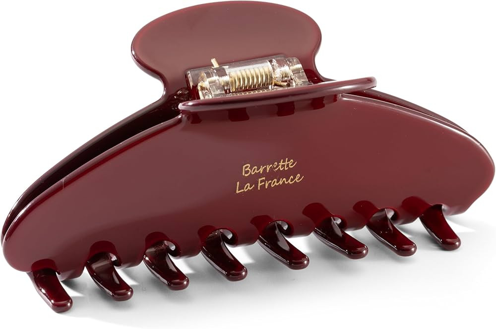 Amazon.com : Large Acetate 4 Inch Hair Claw Clip for Women, Red Claw Clips & Jaw Clips for Thin o... | Amazon (US)