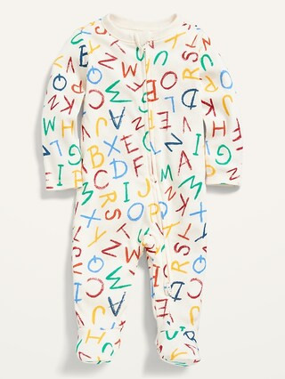 Printed Sleep & Play Footed One-Piece for Baby | Old Navy (US)