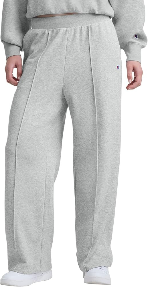 Champion Women's Tackle Open Bottom Pant, Standard Fit, French Terry | Amazon (US)