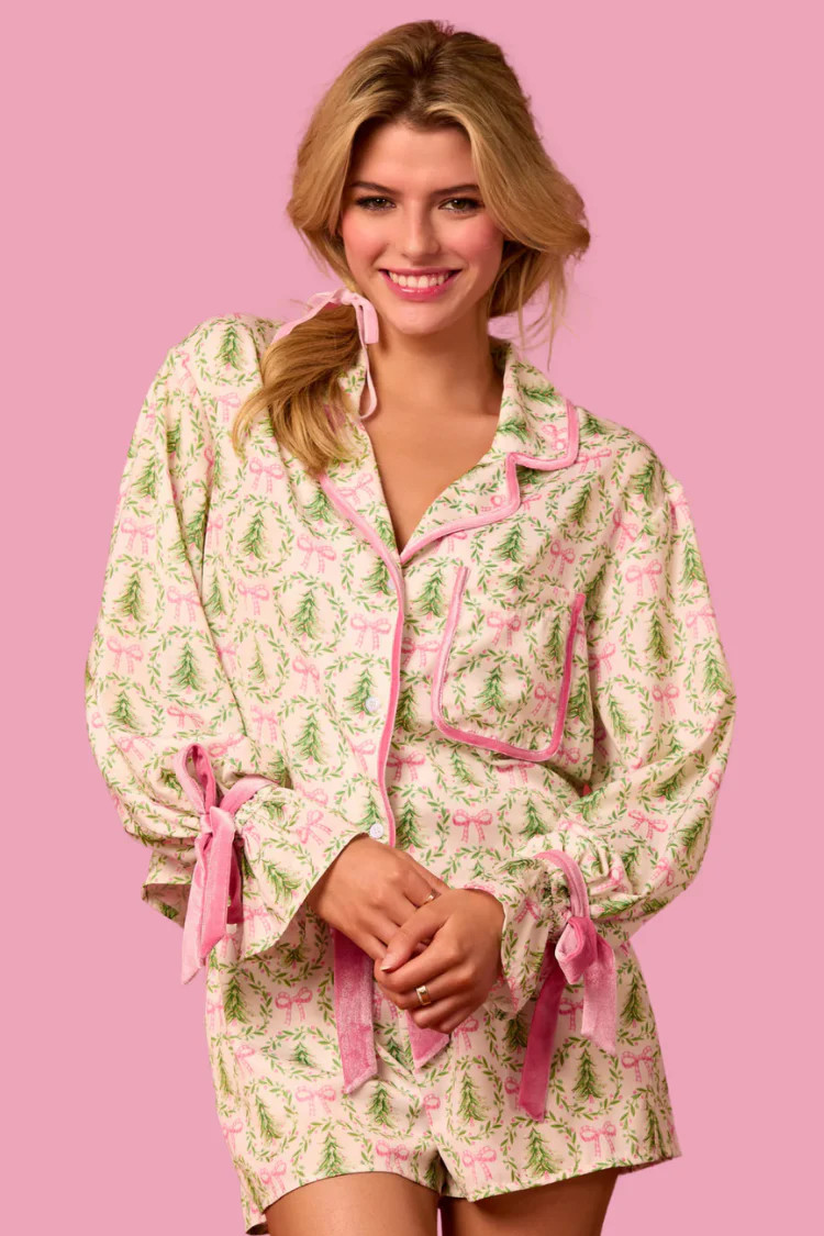 Christmas Tree Bow Pajamas | Confête
