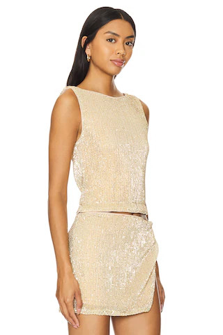 Lovers and Friends Selma Top in Gold from Revolve.com | Revolve Clothing (Global)