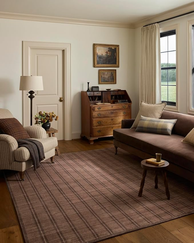 Loloi Chris Loves Julia Bobby Camel/Plum 5'-0" x 7'-6" Accent Rug | Amazon (US)