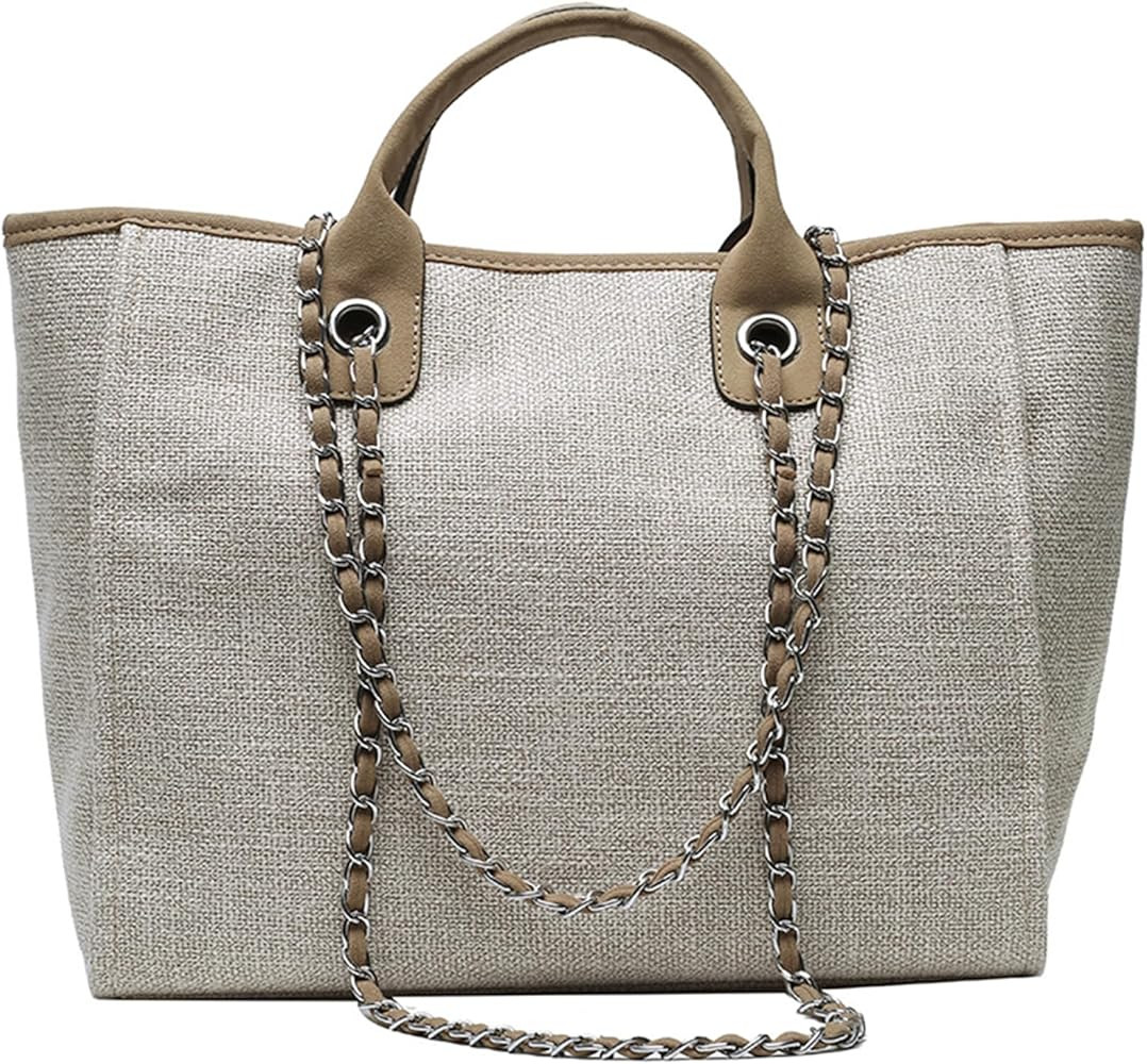 Tote Bag for Women Large Canvas Travel Handbags Bag Womens Work Tote Bags With Zipper Cute Bags | Amazon (US)