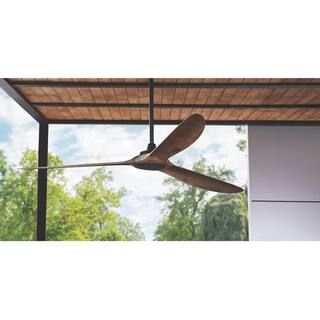 Home Decorators Collection Tager 72 in. Indoor/Outdoor Matte Black Smart Ceiling Fan with Remote ... | The Home Depot