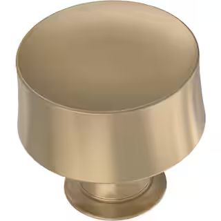 Liberty Drum 1-1/4 in. (32 mm) Champagne Bronze Round Cabinet Knob | The Home Depot