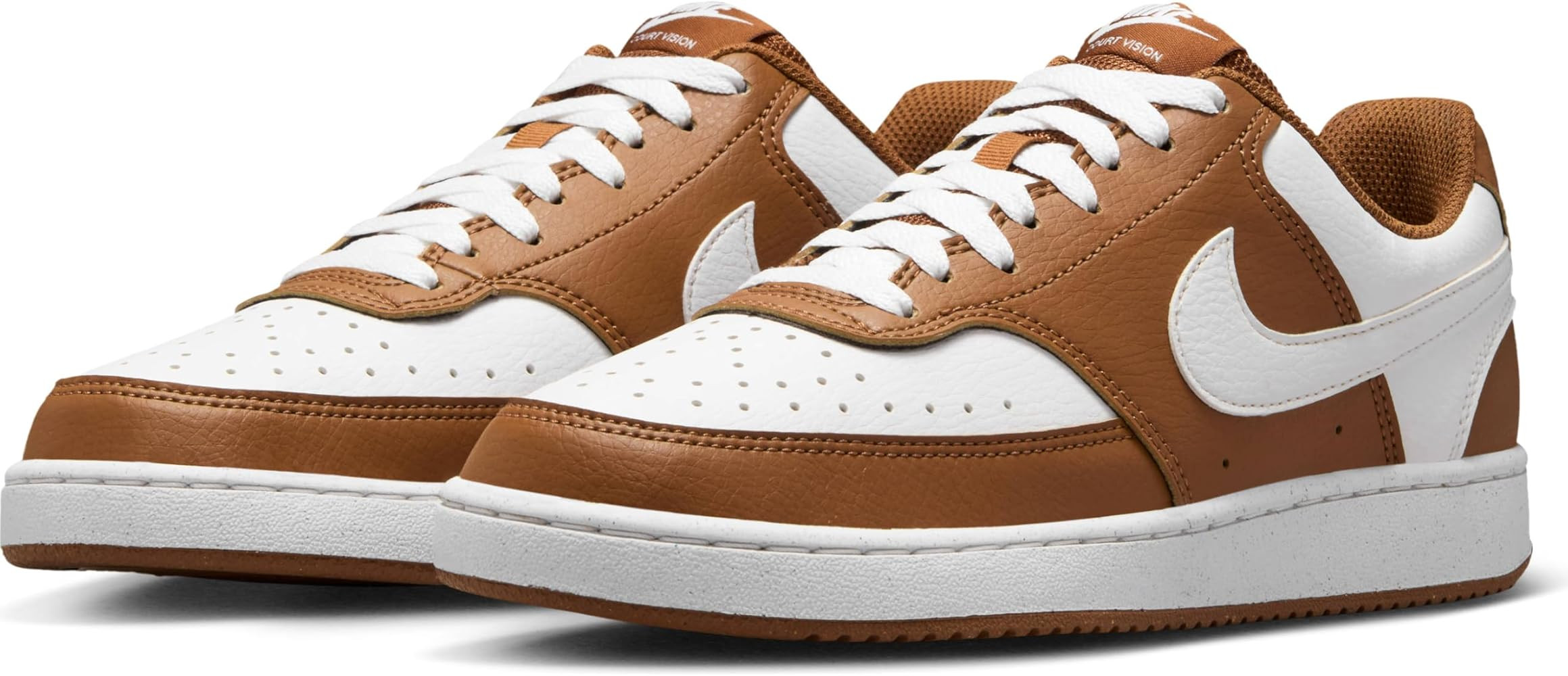 Nike Court Vision Low Next Nature Women's Shoes (DH3158-200, Light British Tan/White) | Amazon (US)