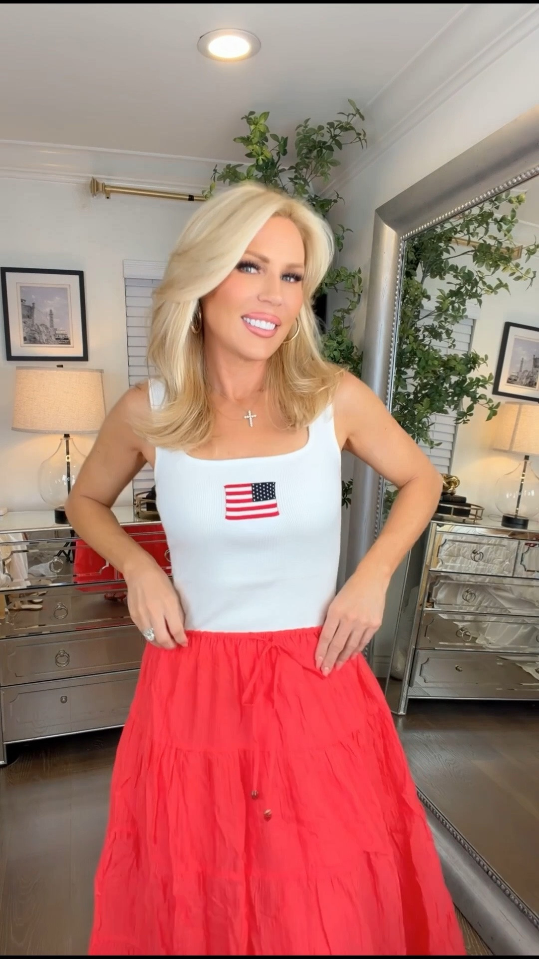 Such a great pieces for the 4th of July coming up! Wearing size small in everything! Use code Gretchen35 for a discount

#LTKdayinmylife #LTKootd #LTKmomlife
