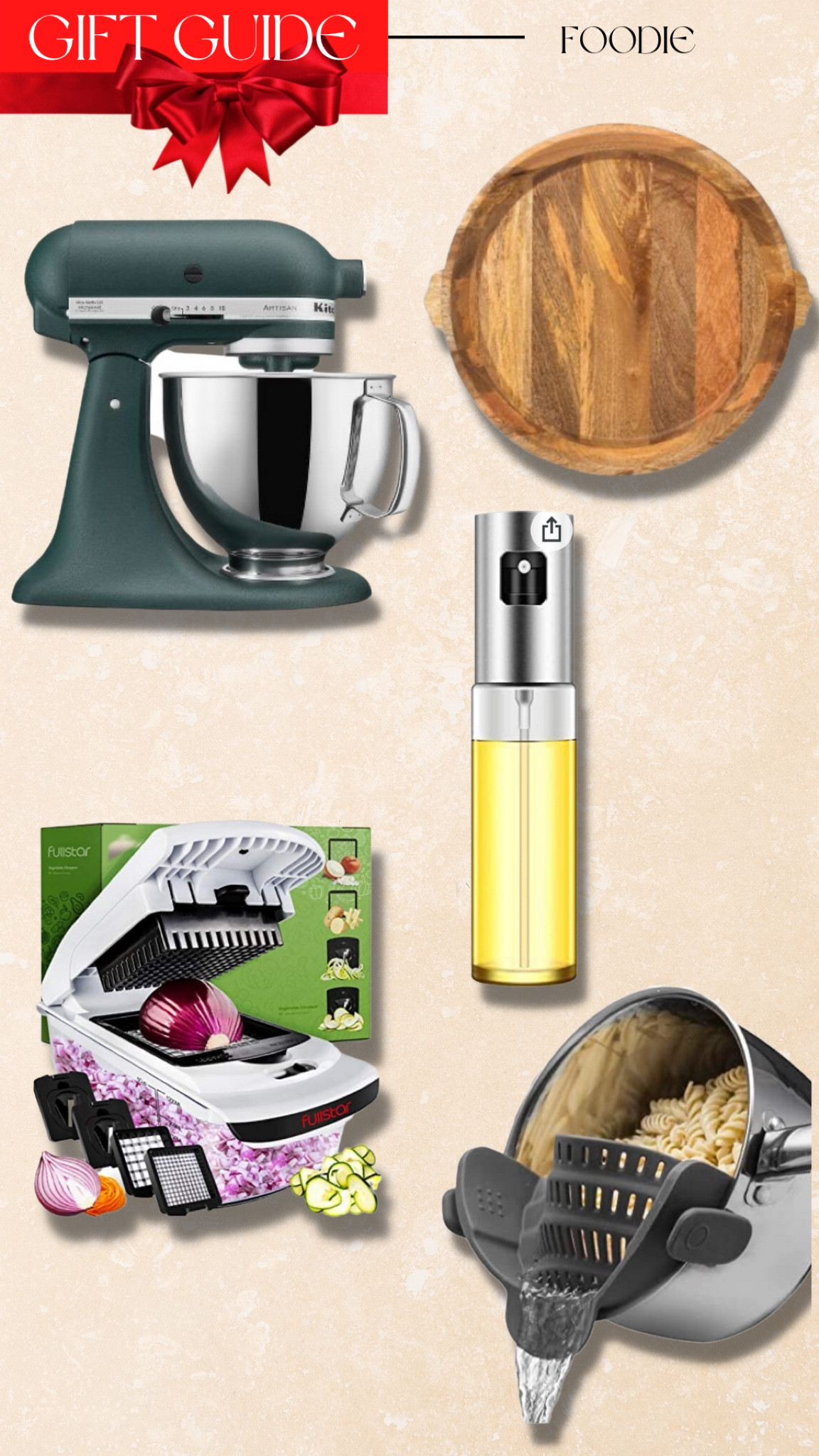 Gifts for her, gifts for him, gifts for the foodie, foodie, food lover, gifts for the cook, cook, kitchen decor, kitchen appliances, Kitchenaid, Kitchenaid mixer

#LTKGiftGuide #LTKSeasonal #LTKHoliday