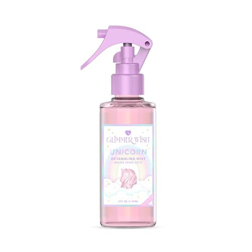 Glimmer Wish Unicorn Hair Detangler Spray – Leave-In Conditioner for Kids & Women, Tangle-Free Detangling Mist, 5 fl oz | Amazon (US)