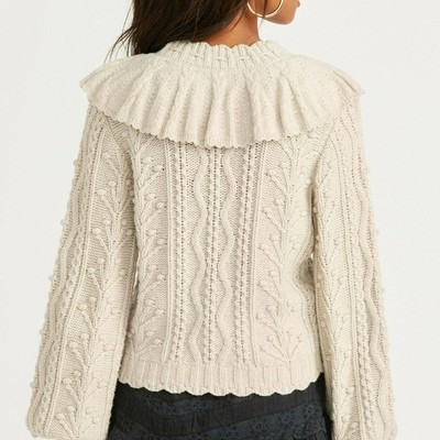 LOVESHACKFANCY AVENUE PULLOVER SAND CASTLE XS NWT  | eBay | eBay US