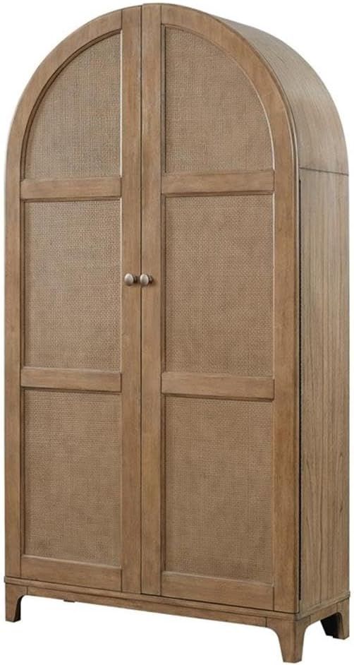 Martin Furniture, Brown Coastal Shaped Bar, Dining, Arch Bookcase, Storage Cabinet, Fully Assembl... | Amazon (US)