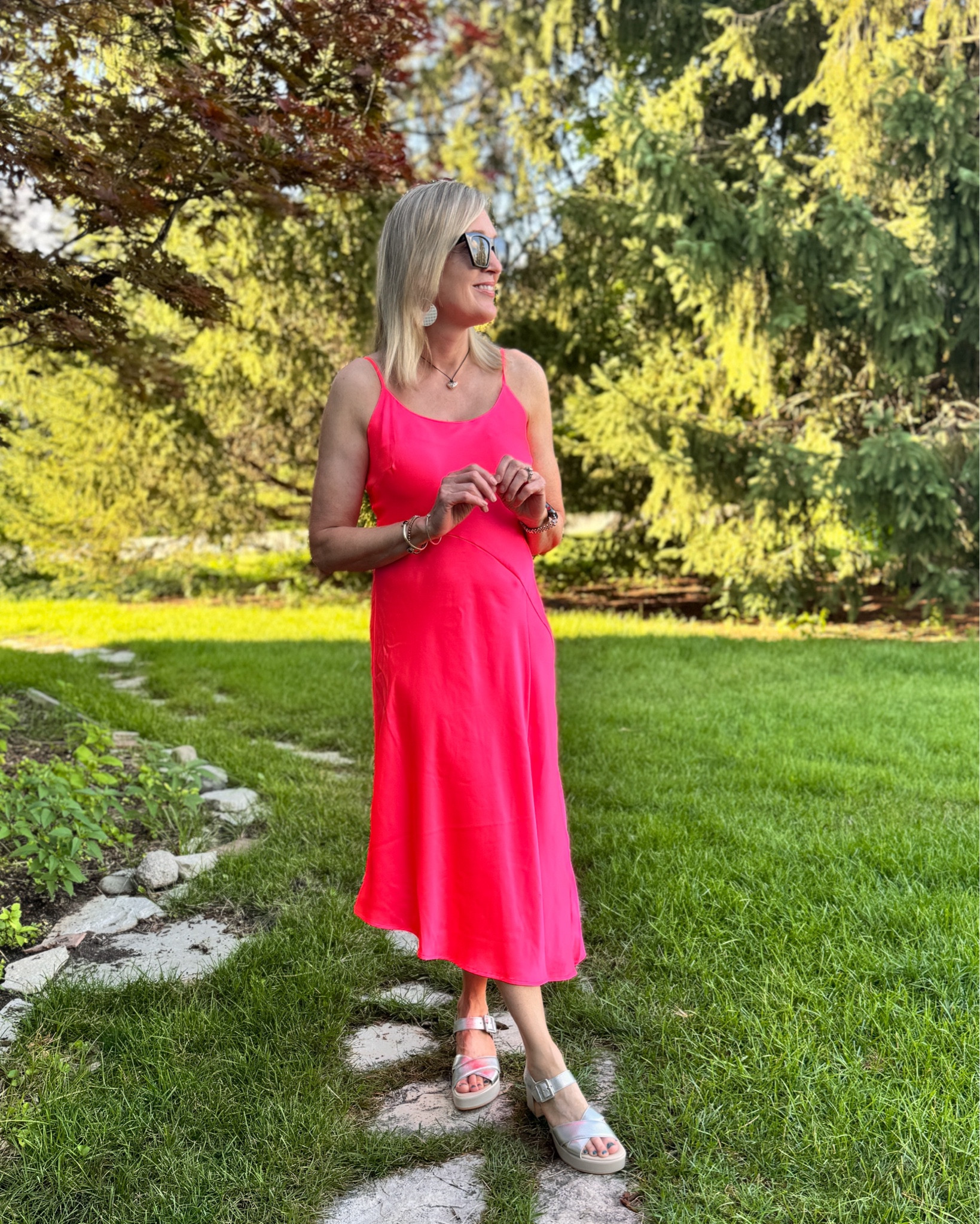 This bright pink slipdress from Target is perfect for a summer wedding guest dress or baby shower dress. Currently on sale for $21 during Circle Week! Runs true to size. Wearing a small.

Summer dress, Target Circle Week, Target Fashion Finds, Target dress, Target Fashion, Target Finds

#LTKSeasonal #LTKSummerSales #LTKFindsUnder50