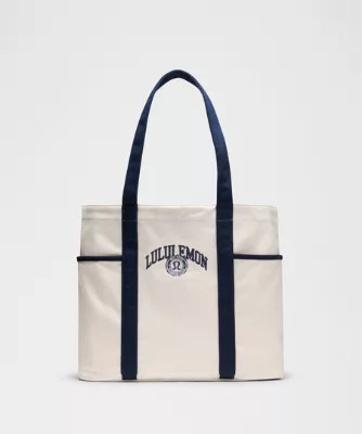 Daily Multi-Pocket Canvas Tote Bag 20L   Collegiate | lululemon (AU)