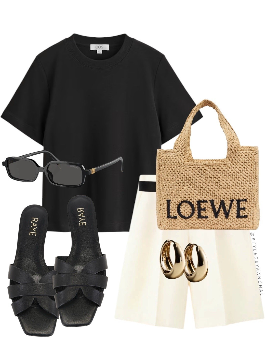 Black t shirt casual chic outfit 


Black t shirt
Cos
Casual chic
Revolve
Black sandals
Cream shorts
Mango
Loewe raffia bag
Miu miu sunglasses

#LTKsummer #LTKshoes #LTKstyletip