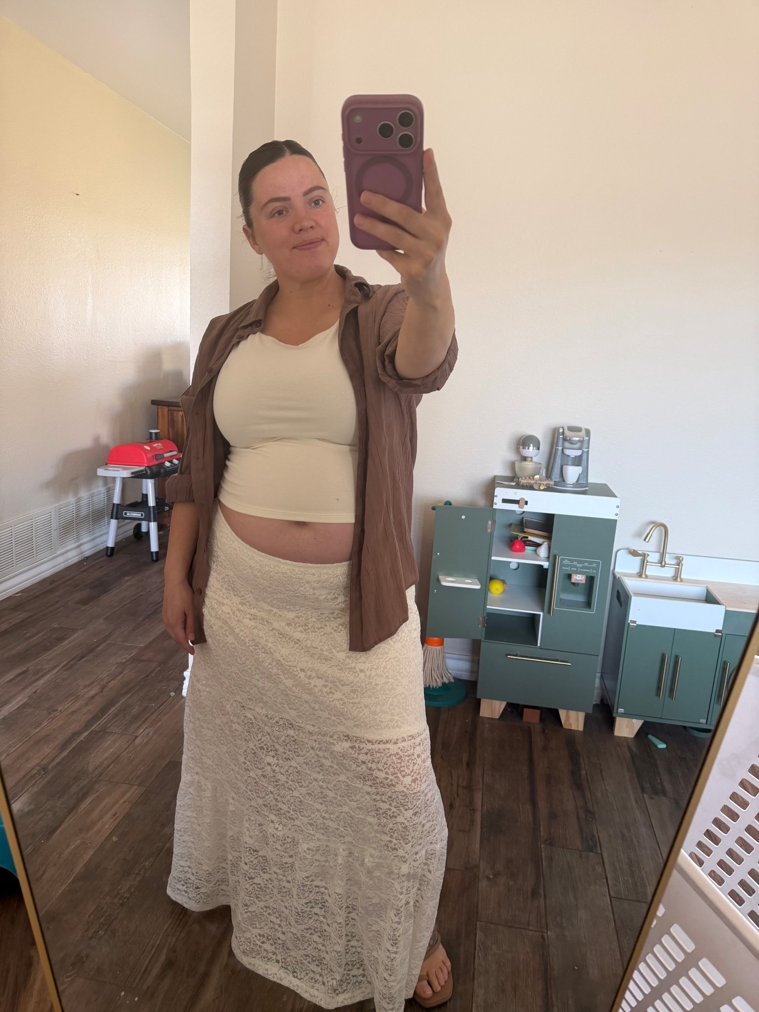 Walmart bump friendly outfit white lace skirt maternity photos lace skirt 

#LTKFestival #LTKBump #LTKootd