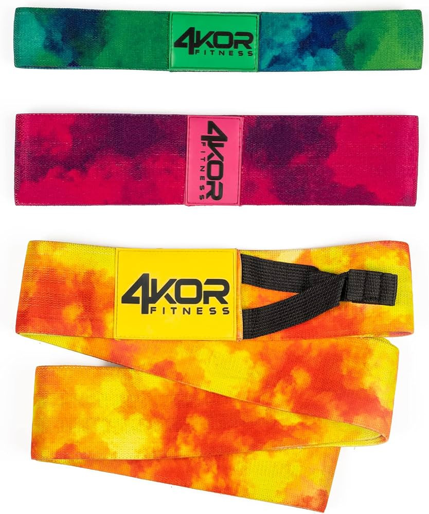 4KOR Resistance Fit Bands - Set of 3 | Tone & Lift Glutes, Arms & Legs - Exercise Bands for Stren... | Amazon (US)