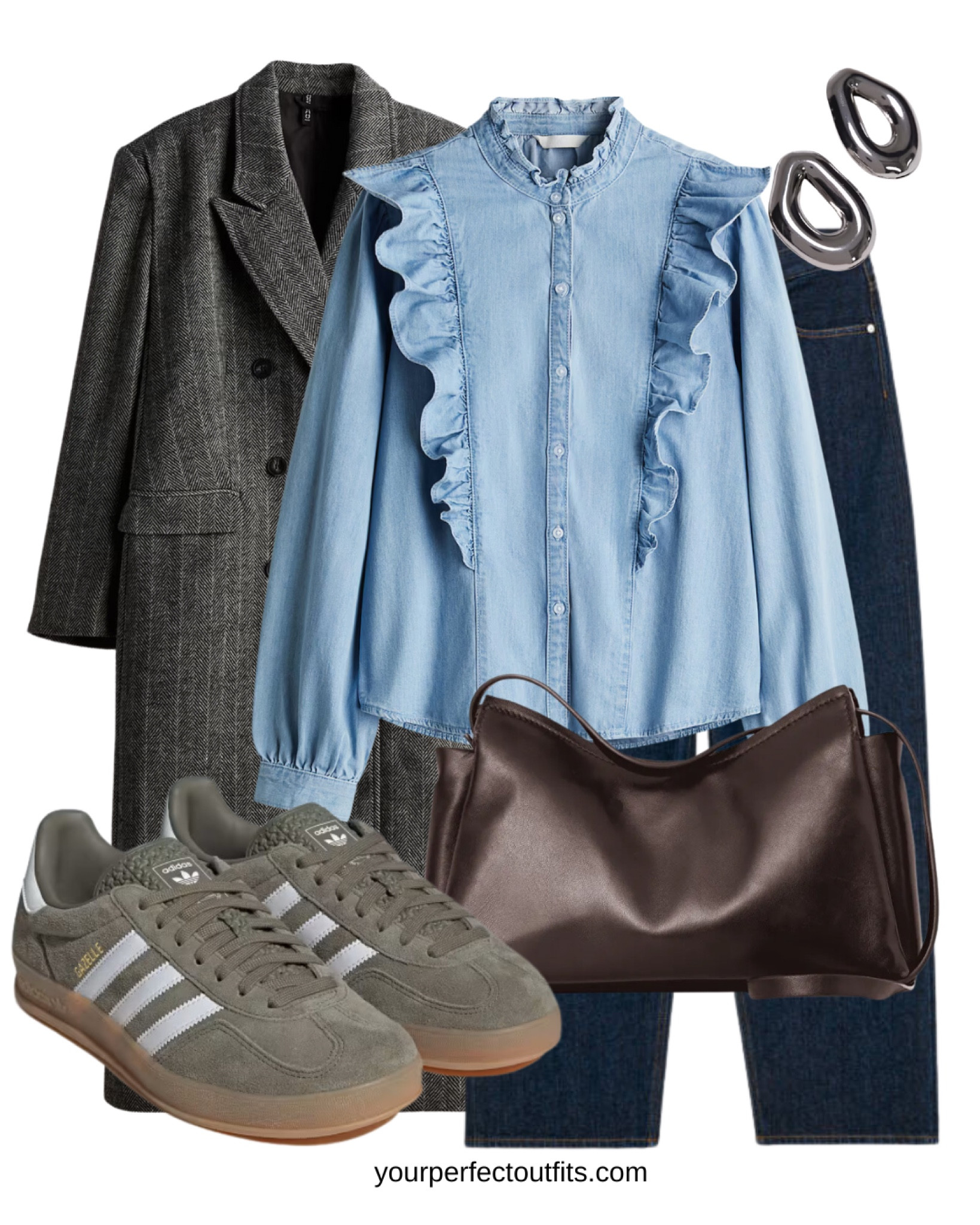 Winter outfits with a gorgeous ruffled blouse 

#LTKFindsUnder100 #LTKWorkwear #LTKSeasonal