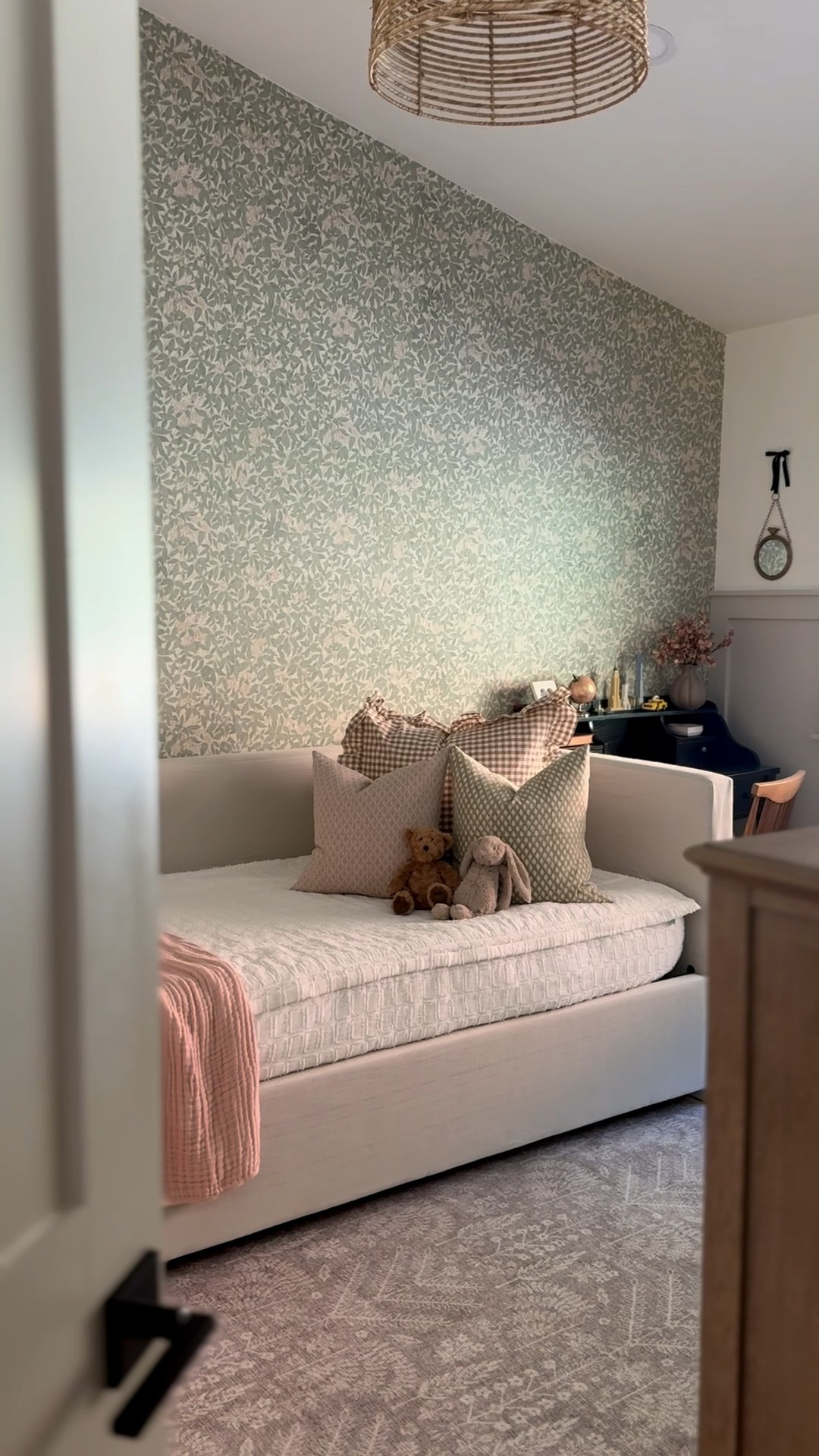 Room swaps coming soon!🤪 I think I may finally finish wallpapering this room. I got through 1 wall last year and that was enough for me!😆⁣ Wallpaper currently on Labor Day sale!

#LTKKids #LTKHome #LTKSaleAlert
