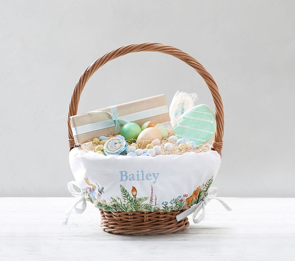 Peter Rabbit™ Garden Easter Basket Liners | Pottery Barn Kids