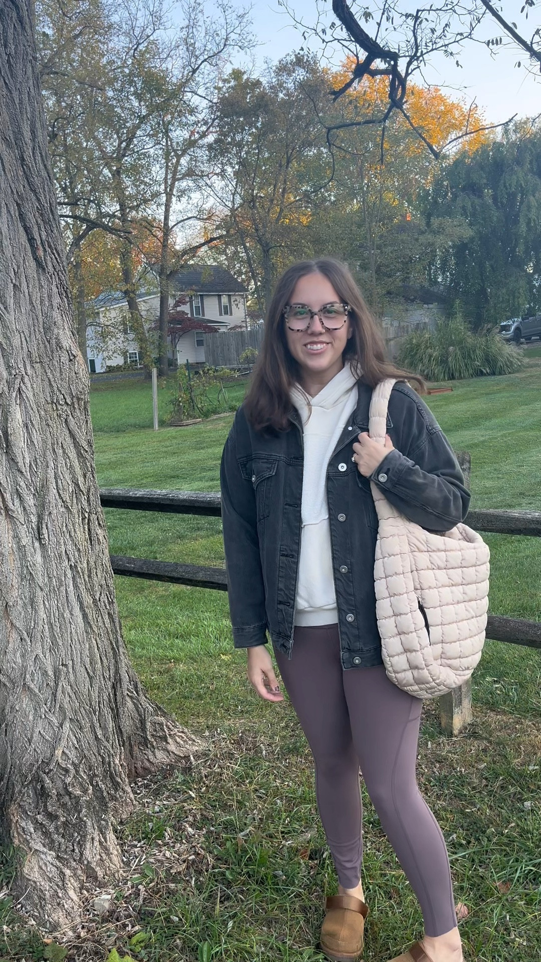 free people carryall, clogs, denim jacket, sherpa hoodie, fall style

#LTKSeasonal #LTKMidsize #LTKFindsUnder100