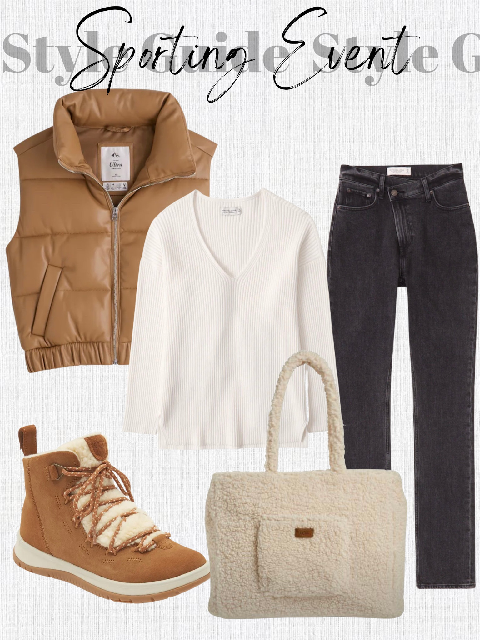 Outfit Inspo, ootd, puffer vest, Ugg, Sherpa bag

#LTKSeasonal #LTKstyletip #LTKsalealert